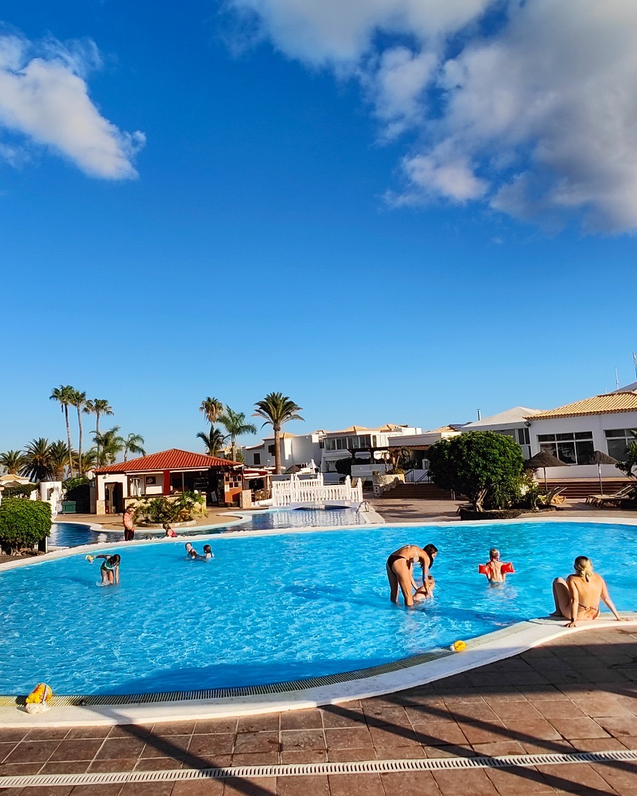 Main swimming pool in San Andres Village